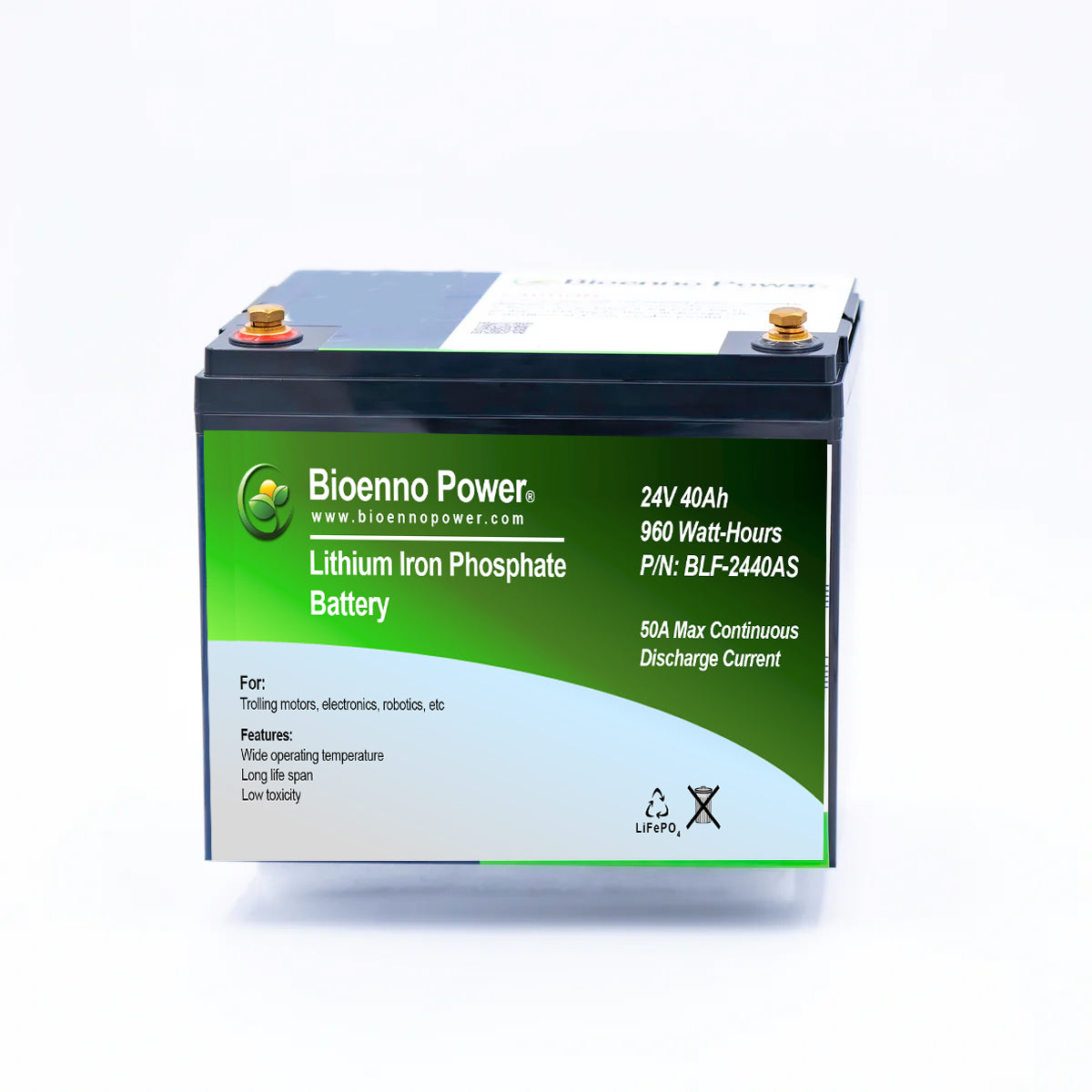 24V, 40Ah LFP Battery (ABS, BLF-2440AS)