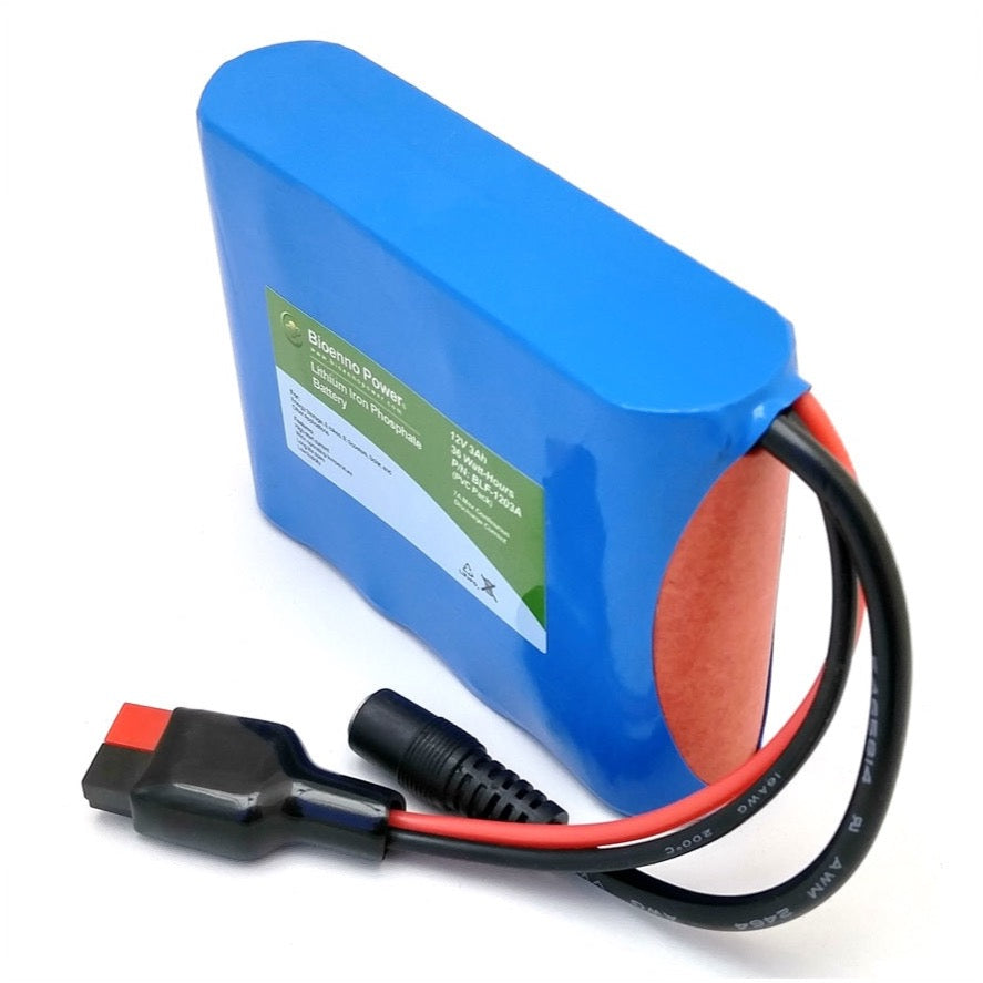 12V, 3Ah LFP Battery (PVC, BLF-1203AB)