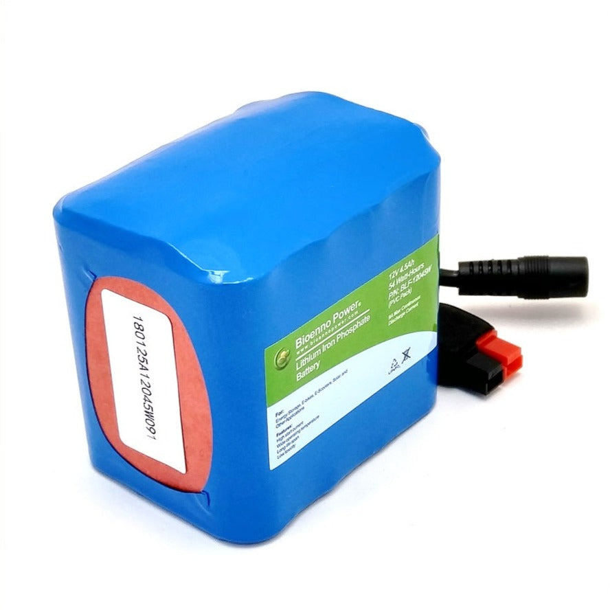 12V 4.5Ah LiFePO4 Battery - Bioenno Power BLF-12045W