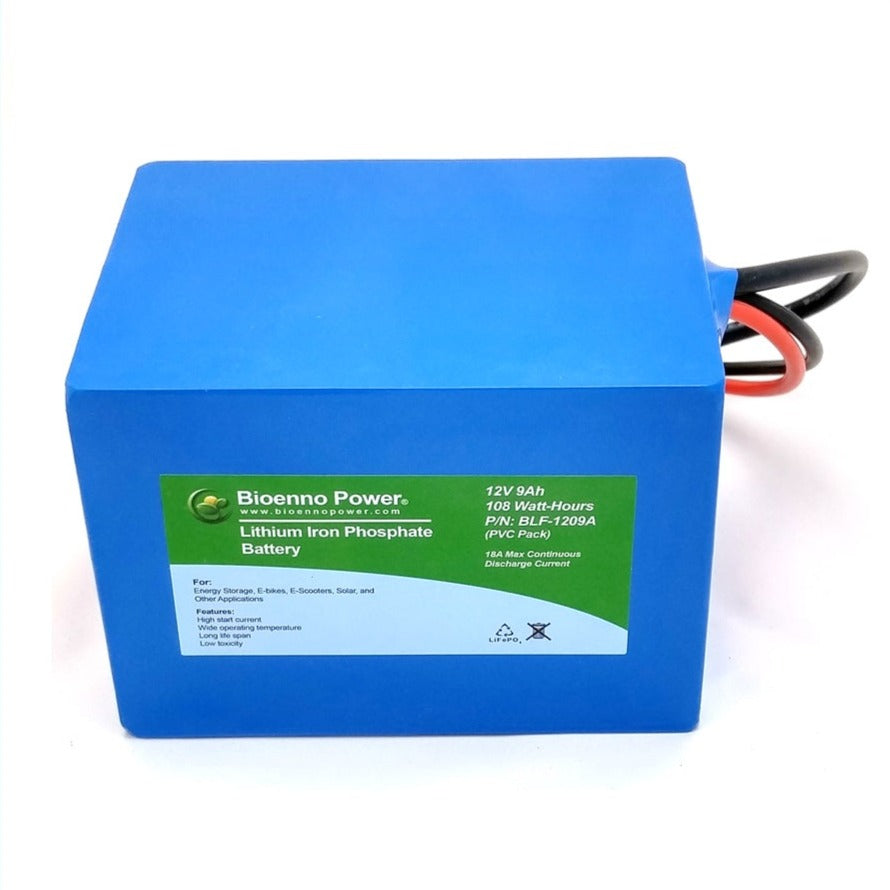 12V, 9Ah LFP Battery (PVC, BLF-1209A)