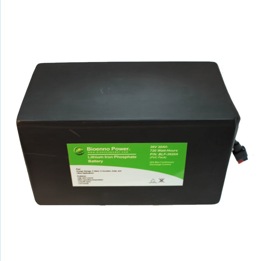 36V, 20Ah LFP Battery (PVC, BLF-3620A)