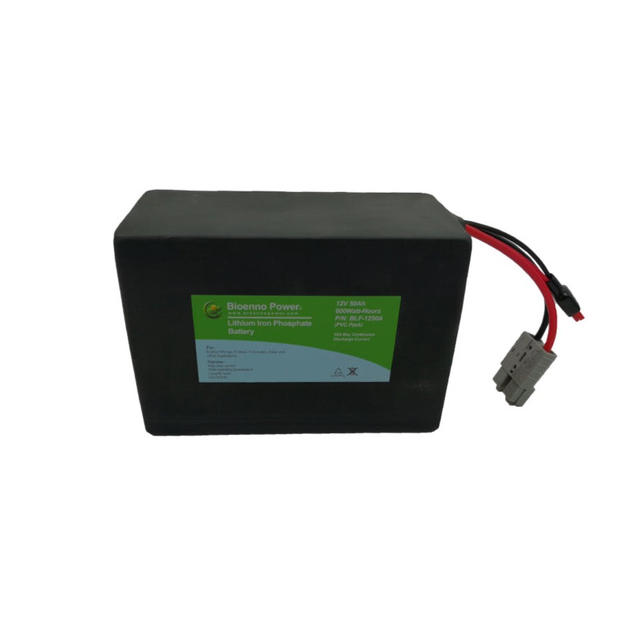 12V, 50Ah LFP Battery (PVC, BLF-1250A)