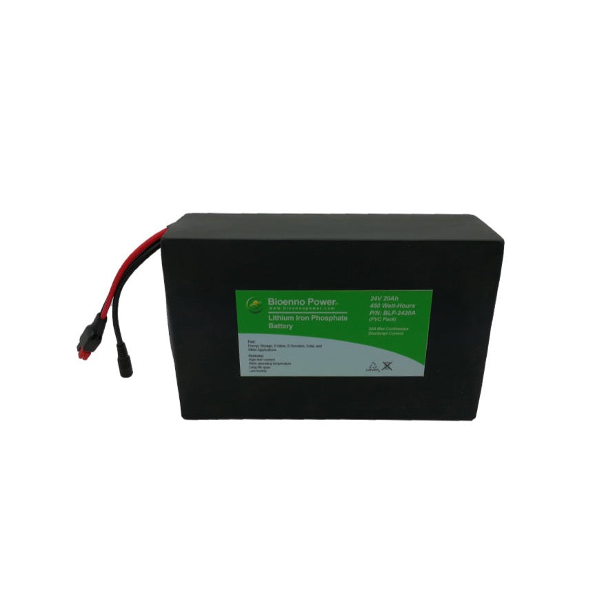 24V, 20Ah LFP Battery (PVC, BLF-2420A)