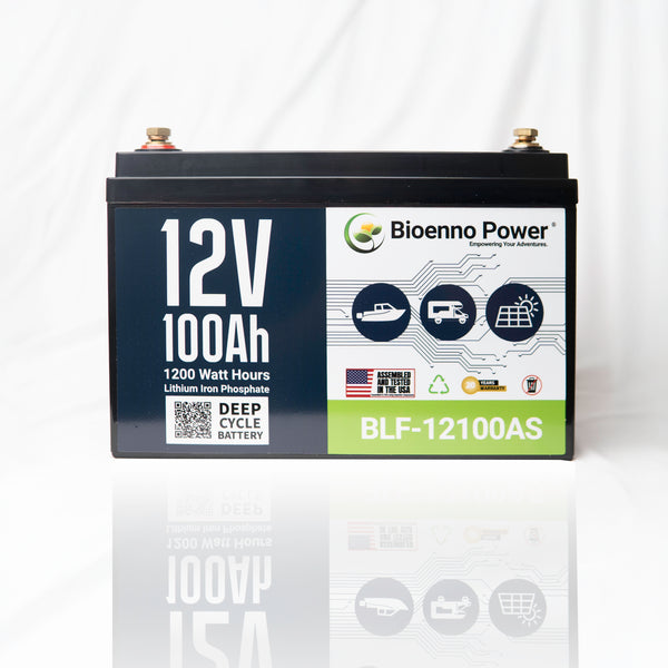 12V 100Ah LiFePO4 Battery Group 31 Lithium Battery With Built-in