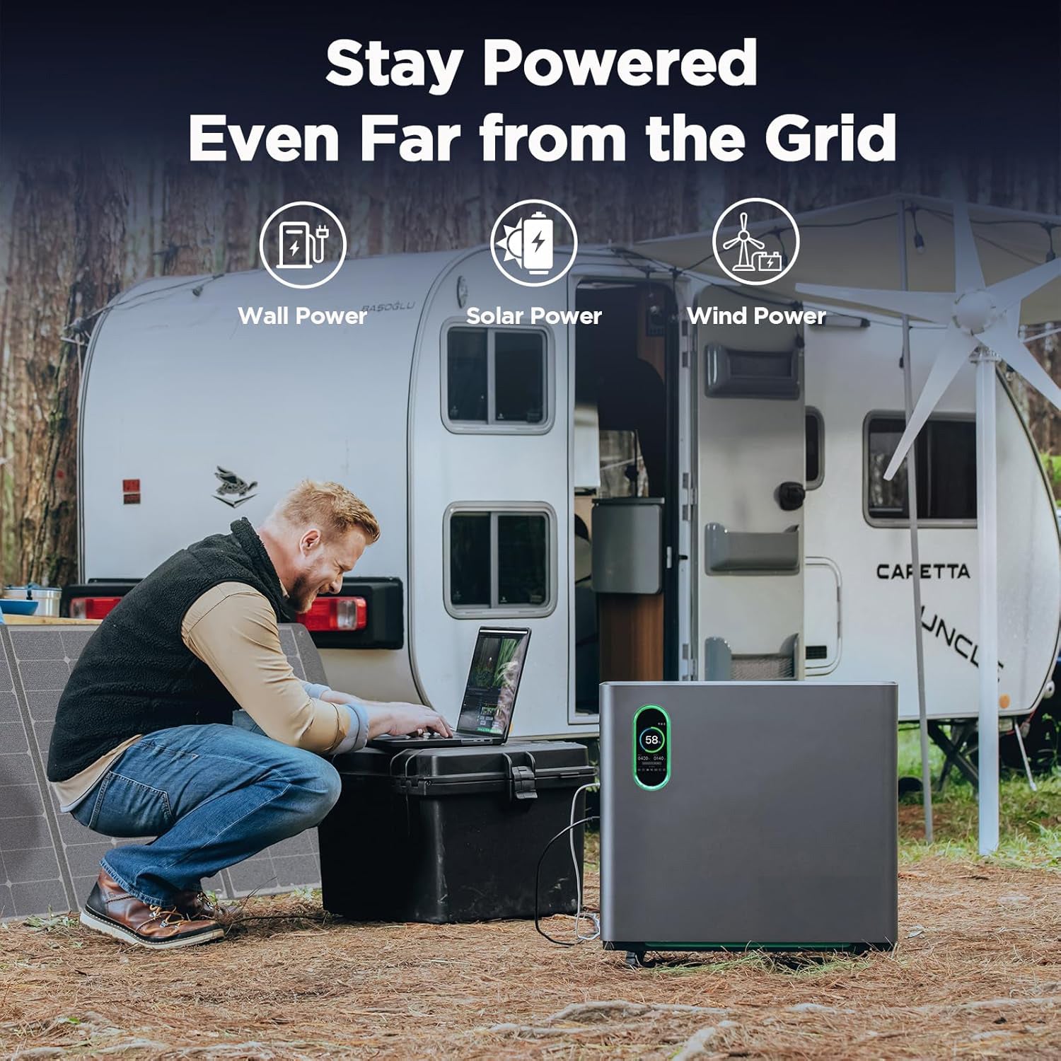 Bioenno Power 3000 Watt-Hour Renewable Power Station (BPP-H3000)