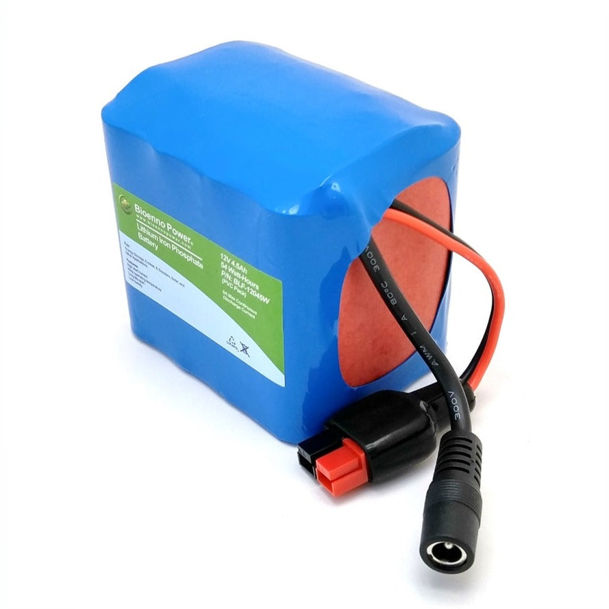 12V, 4.5Ah LFP Battery (PVC, BLF-12045W)