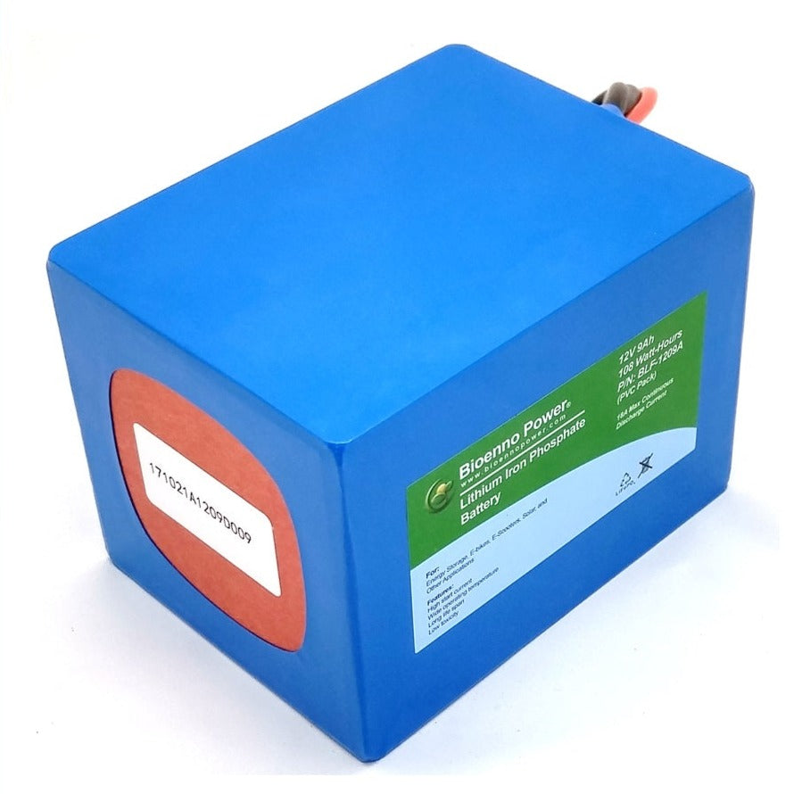 12V, 9Ah LFP Battery (PVC, BLF-1209A)