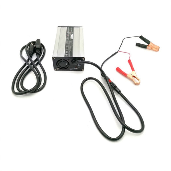 58.4V 4A Alligator Charger for 48V LiFePO4 Batteries | Bioenno Power