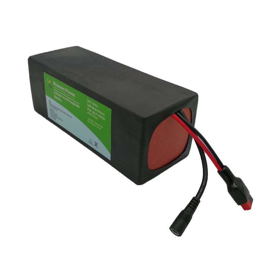 24V, 10Ah LFP Battery (PVC, BLF-2410A)