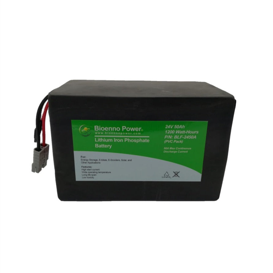 24V, 50Ah LFP Battery (PVC, BLF-2450A)