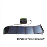28 Watt Foldable Solar Panel for Charging Power Packs (BSP-28)